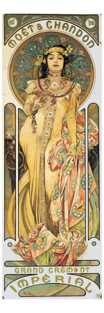 Moet et Chandon Alphonse Mucha